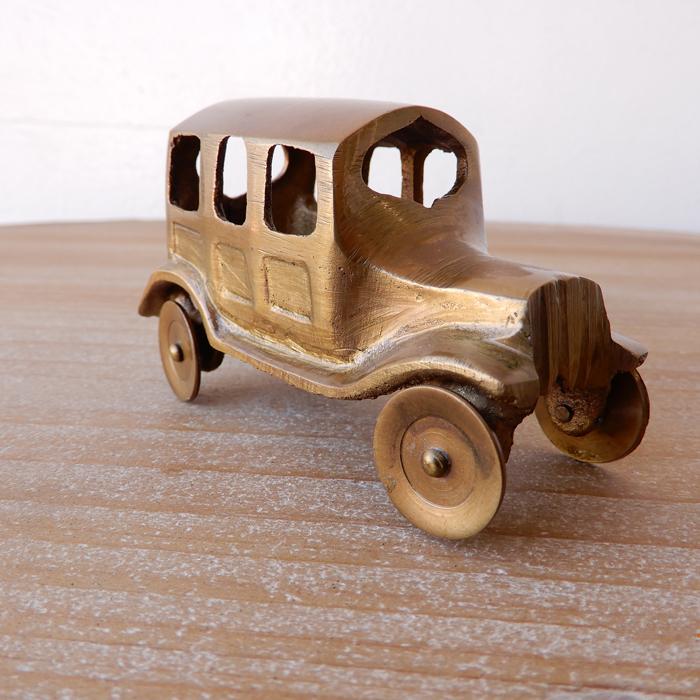 ヴィンテージカー L 真鍮 置物 ブラス Brass レトロ 装飾品 車 カー