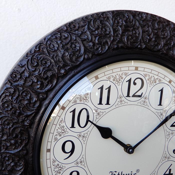 Ethnic Clock Market 壁掛け時計 掛け時計 アンティーク モダン 個性的