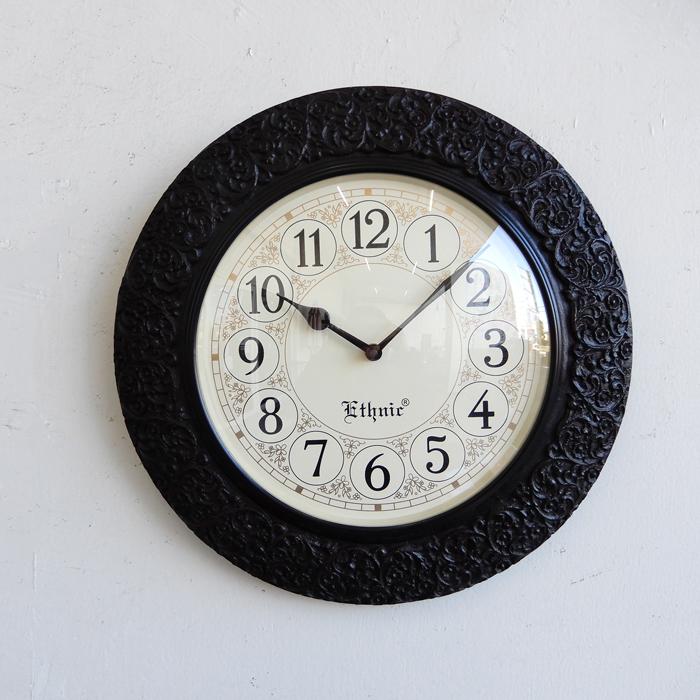 Ethnic Clock Market 壁掛け時計 掛け時計 アンティーク モダン 個性的