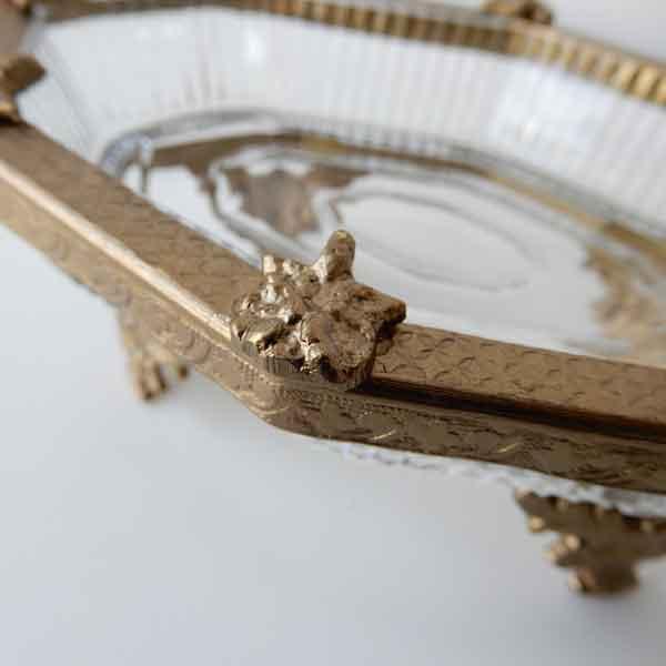 ソープディッシュ 小物入れ トレイ トレー おしゃれ かわいい ガラス