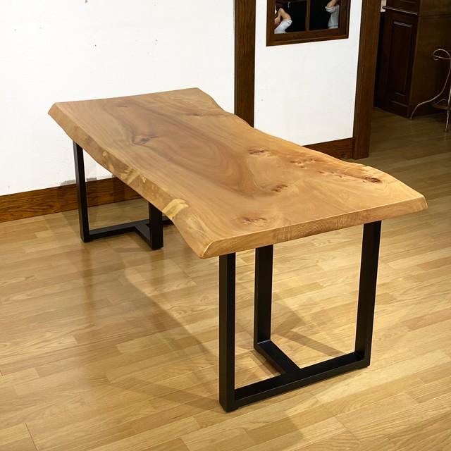 栃 一枚板 ダイニングテーブル テーブル とち トチ 幅180cm 天然木 