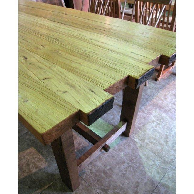 一枚板 ダイニングテーブル プレーンウッド テーブル ニレ無垢材 W184