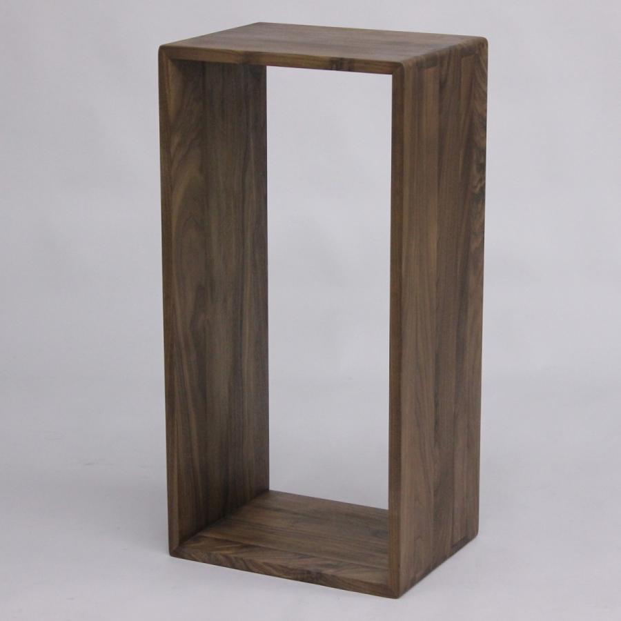 80ボックス・大 ウォールナット ディスプレイラック ディスプレイ