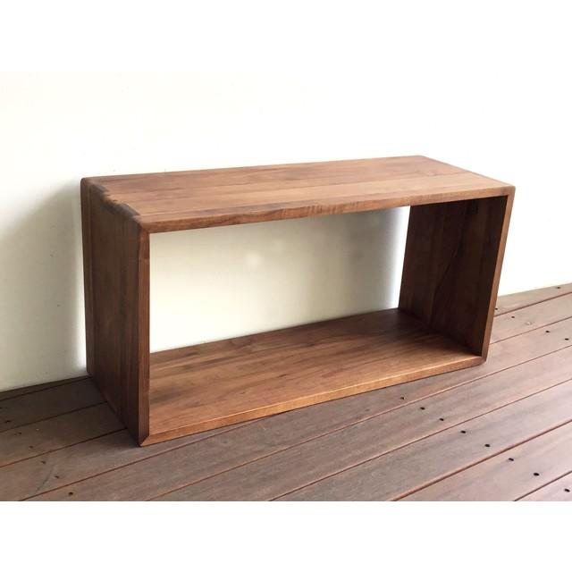 80ボックス・大 ウォールナット ディスプレイラック ディスプレイ