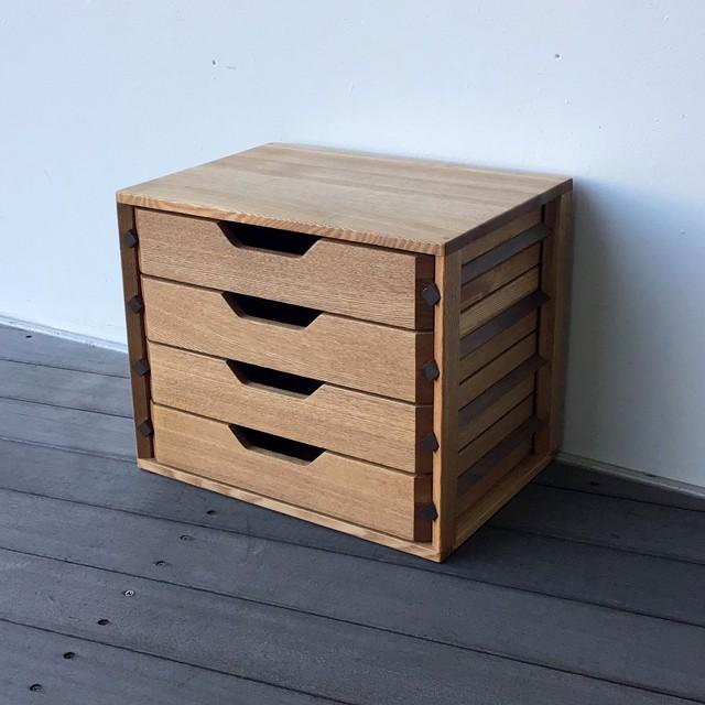 書類ケース 引き出し 木製 トレー書類入れ レターケース A4 4段 整理箱