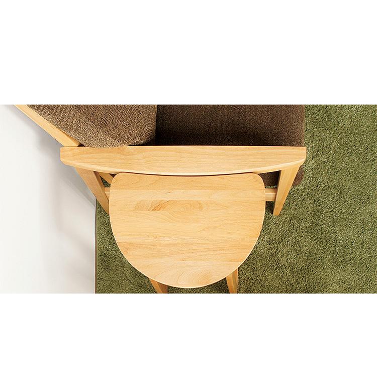 サイドテーブル カラー2色 ナチュラル ブラウン 天然木アルダー材