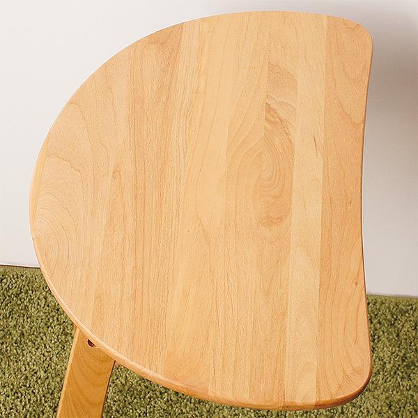 サイドテーブル カラー2色 ナチュラル ブラウン 天然木アルダー材