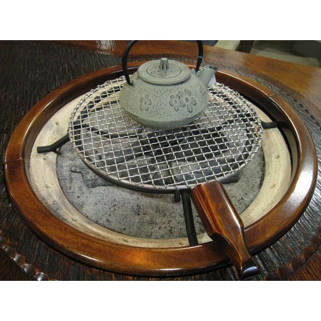 囲炉裏（桜無垢） 漆塗り 民芸家具 和風家具 開梱設置無料 : 手づくり