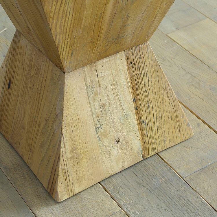 サイドテーブル テーブル ニレ古材 ヴィンテージ ナチュラル ベッド