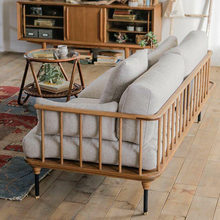 ソファー ソファ 3人掛け 3P sofa ファブリック 木脚 木枠 格子 ソファー ソファ 3人掛け 3P sofa ファブリック 木脚 木枠 格子