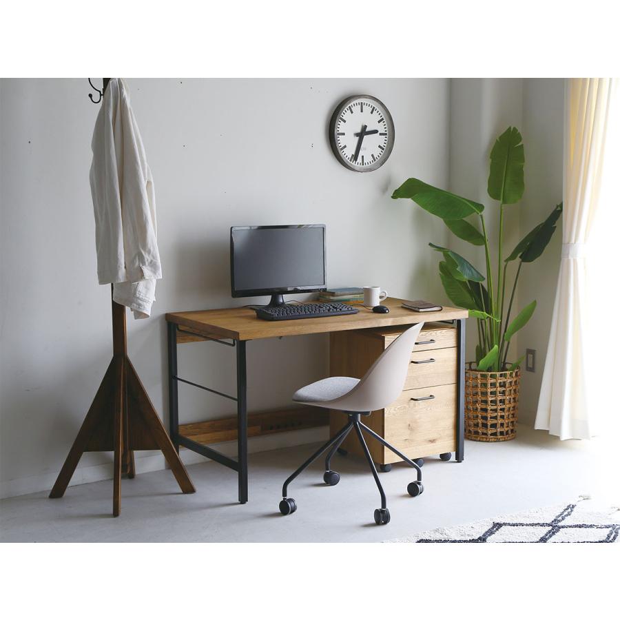 サイドワゴン デスクワゴン キャスター付き 木製 デスクサイドワゴン