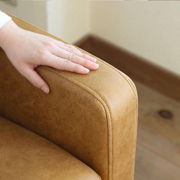 ソファー ソファ sofa 2人掛け 2P ファブリック レザー 木脚 北欧