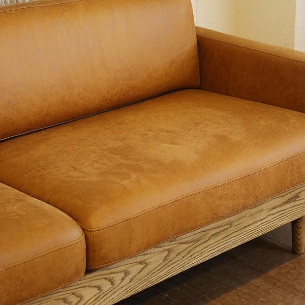 ソファー ソファ sofa 3人掛け 3P ファブリック レザー 木脚 北欧