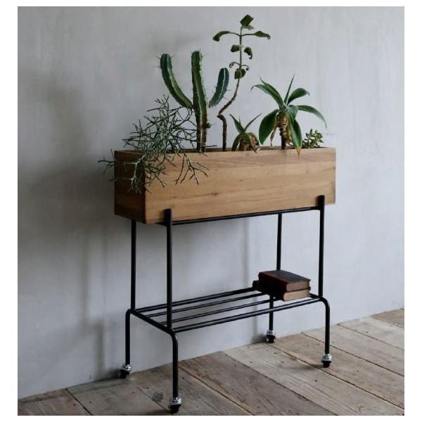 プランターワゴン プランタースタンド 花台 台 鉢スタンド フラワーラック アイアン おしゃれ 屋外 ポット 北欧 4 Grit 手づくり家具 ウッドギャラリー樹 通販 Yahoo ショッピング