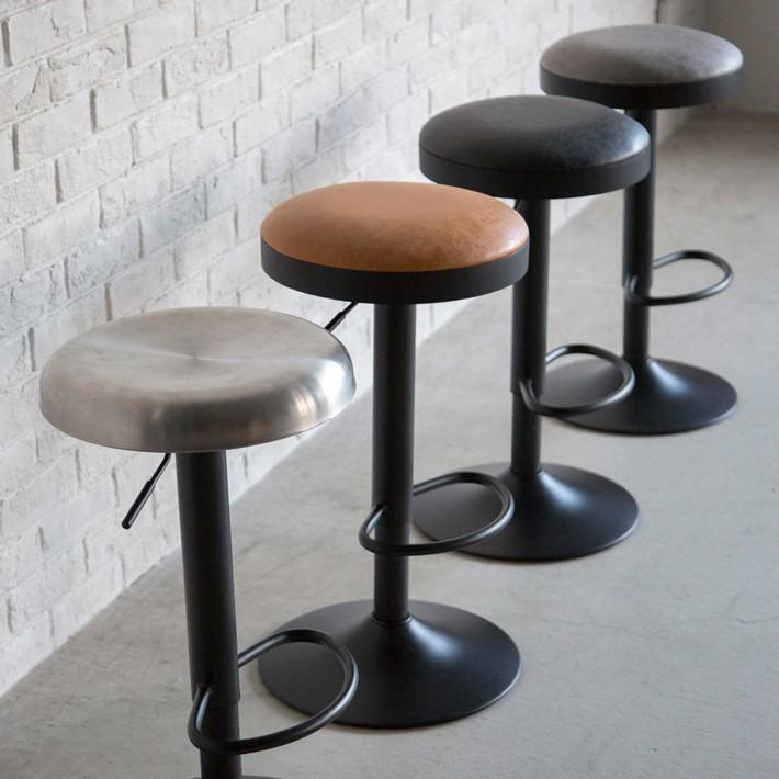 カウンターチェア カウンタースツール バーチェア バースツール 昇降式 ラウンドスツール 北欧 ヴィンテージ アンティーク 834mog