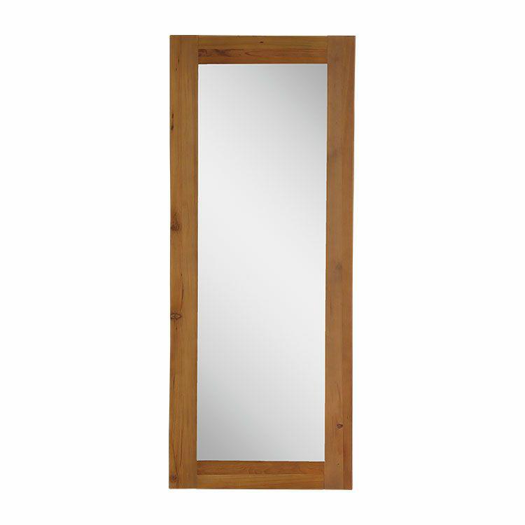 ミラー 木製フレーム パイン古材 ヴィンテージ風 おしゃれ 大型ミラー