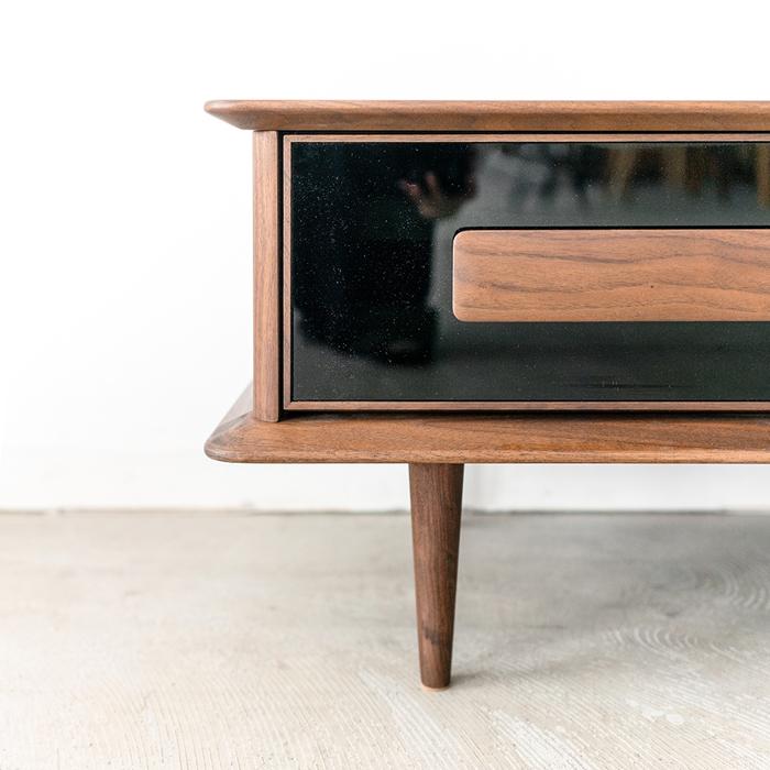 テレビボード ダークブラウン ローボード ガラス天板 テレビボード ダークブラウン ローボード ガラス天板