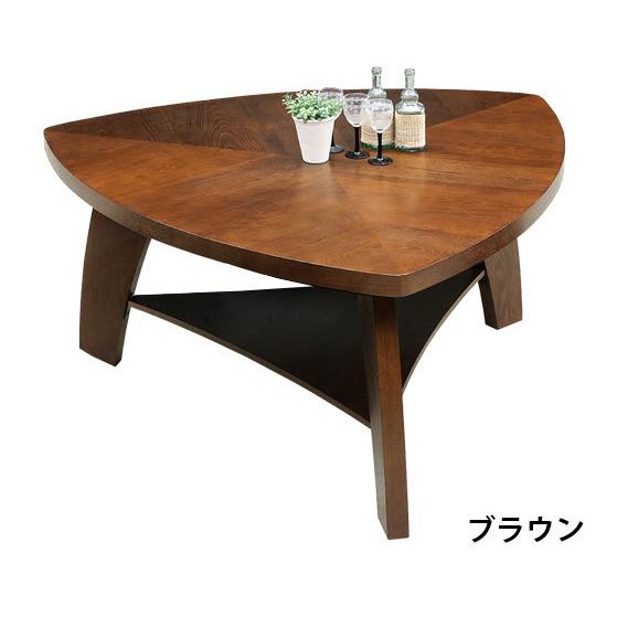 ブラウンの木製三角形テーブルと椅子セット ブラウンの木製三角形テーブルと椅子セット