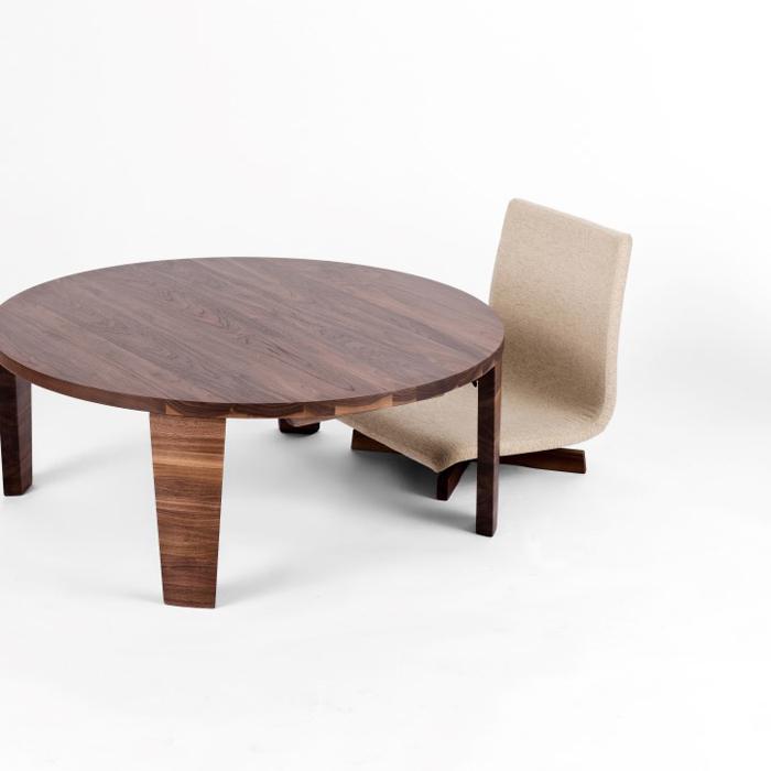 回転座椅子 ロータイプ 座椅子 ウォールナット モダン 和モダン 回転