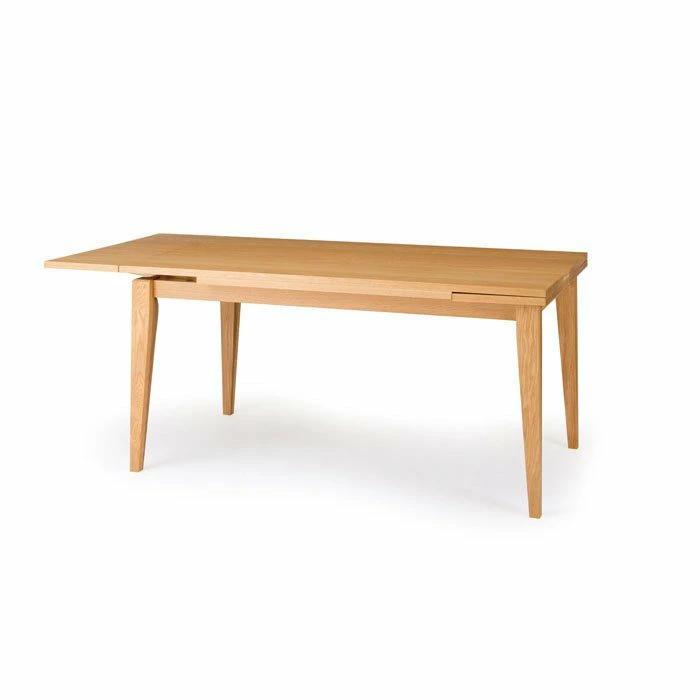 ダイニングテーブル 85幅 伸縮式テーブル オーク無垢 ウォールナット