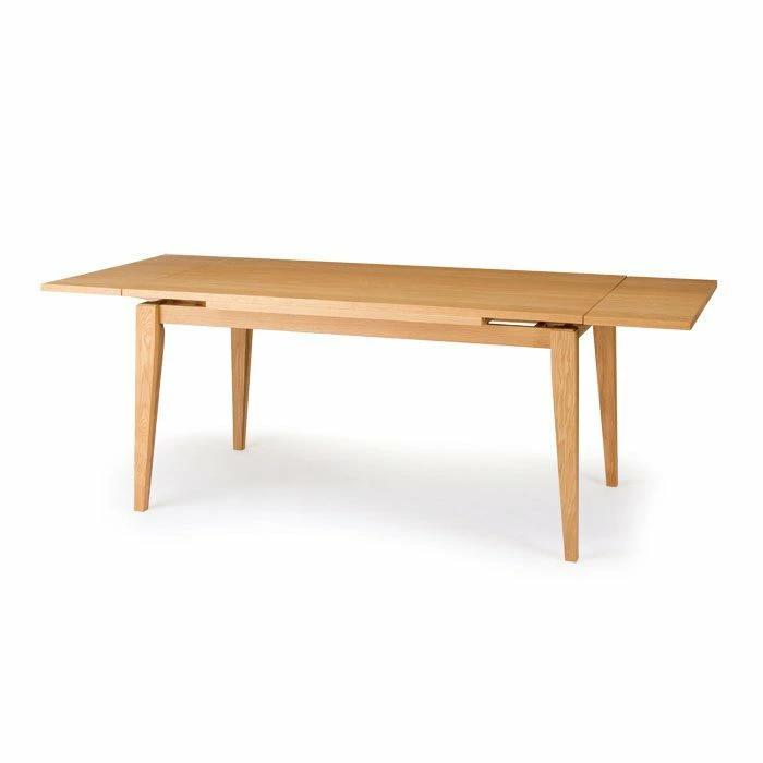 ダイニングテーブル 85幅 伸縮式テーブル オーク無垢 ウォールナット