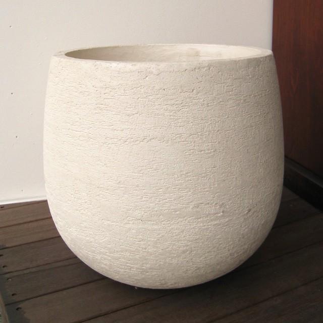ECO STONE WHITE 大型プランター 10号用 エコストーン ガーデン雑貨  軽量 おしゃれ