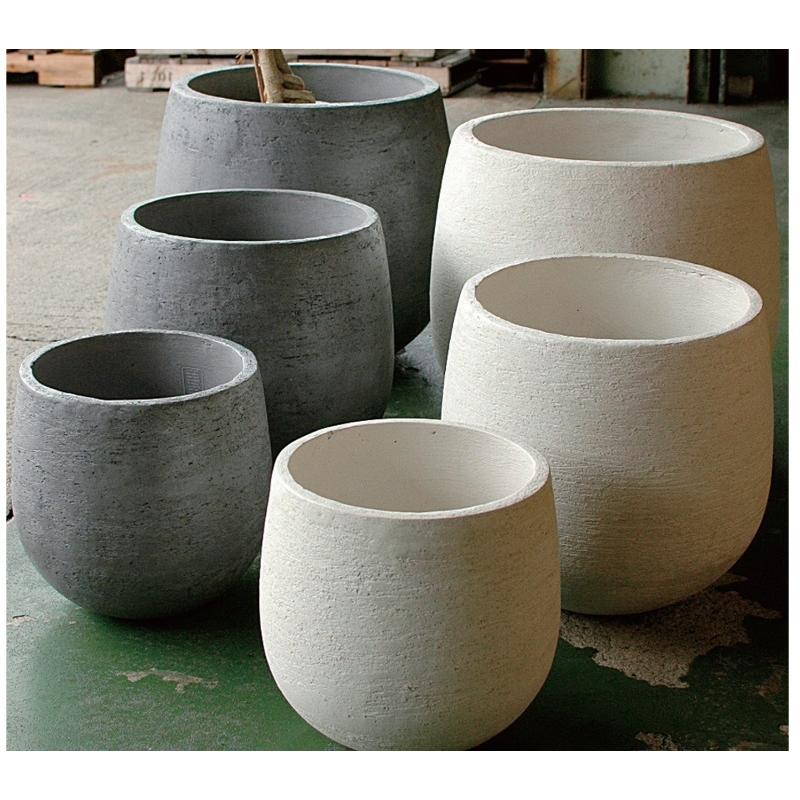 ECO STONE WHITE 大型プランター 10号用 エコストーン ガーデン雑貨