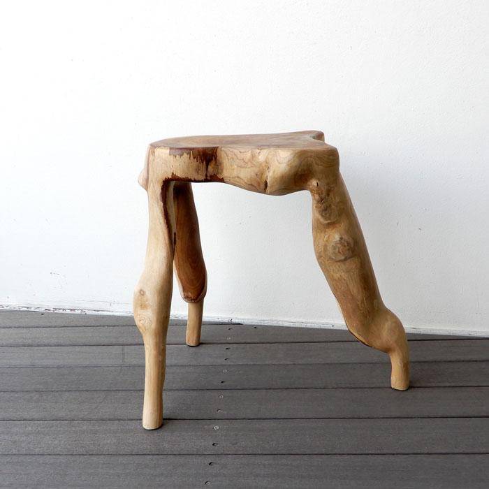 key*s collection★木馬 大★花台★スツール★オブジェ ナチュラルウッドスツール C 花台 スツール おしゃれ 台 天然木 木