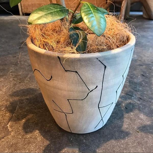 プランツカバー 鉢カバー 観葉植物 懸崖5号鉢用 植木鉢