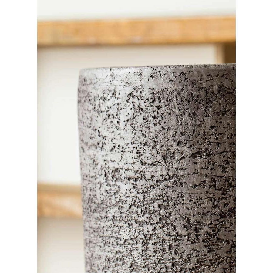 鉢カバー Eco Stone エコストーン 8号鉢用 グレー gray 観葉植物 おしゃれ カバー インテリア 底穴なしの画像