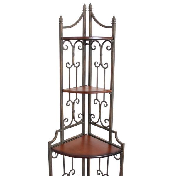 アイアンシェルフ おしゃれ アンティーク オープンシェルフ 飾り棚