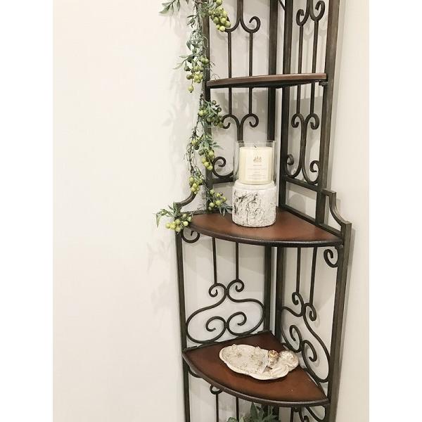 アイアンラック　アイアンスタンド　飾り棚　ディスプレイラック　アンティーク調 アイアンシェルフ おしゃれ アンティーク オープンシェルフ 飾り棚
