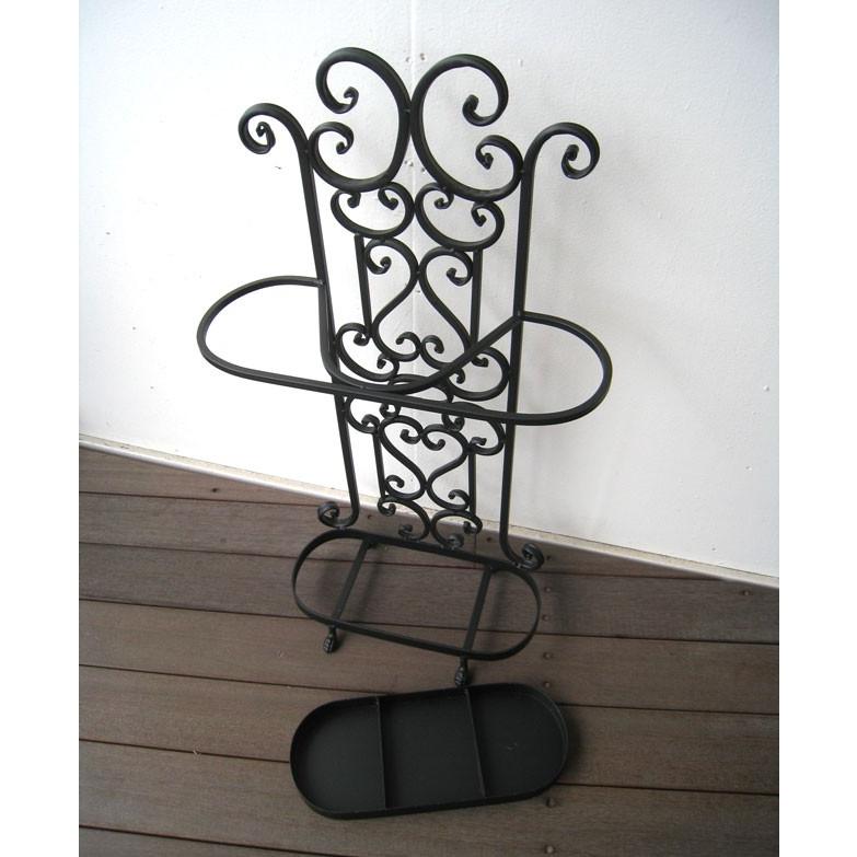 アイアン 傘立て アンティーク おしゃれ 玄関 ロートアイアン 雨 屋外