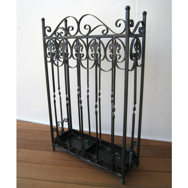 アイアン傘立て おしゃれ アンティーク Large 雨 屋外 玄関 : 手づくり