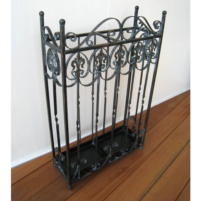 アイアン傘立て おしゃれ アンティーク Large 雨 屋外 玄関 : 手づくり