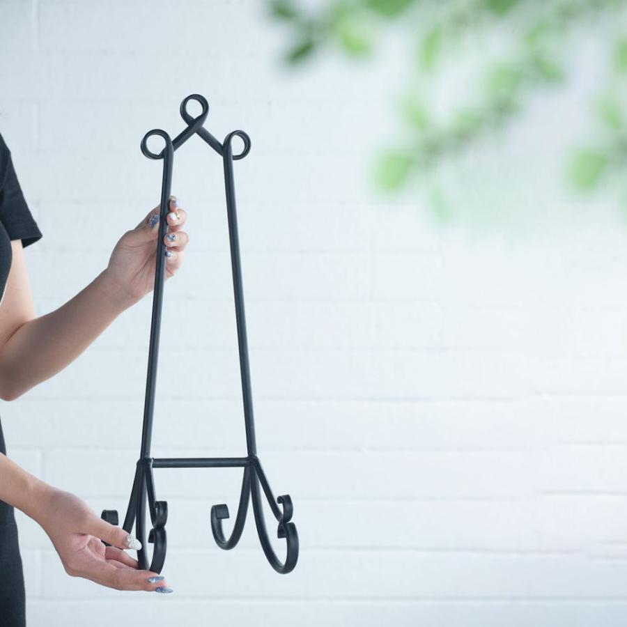 フランスアンティーク 古いアイアンのイーゼル 写真立て ピクチャースタンド 大型 フランスアンティーク 古いアイアンのイーゼル 写真立て