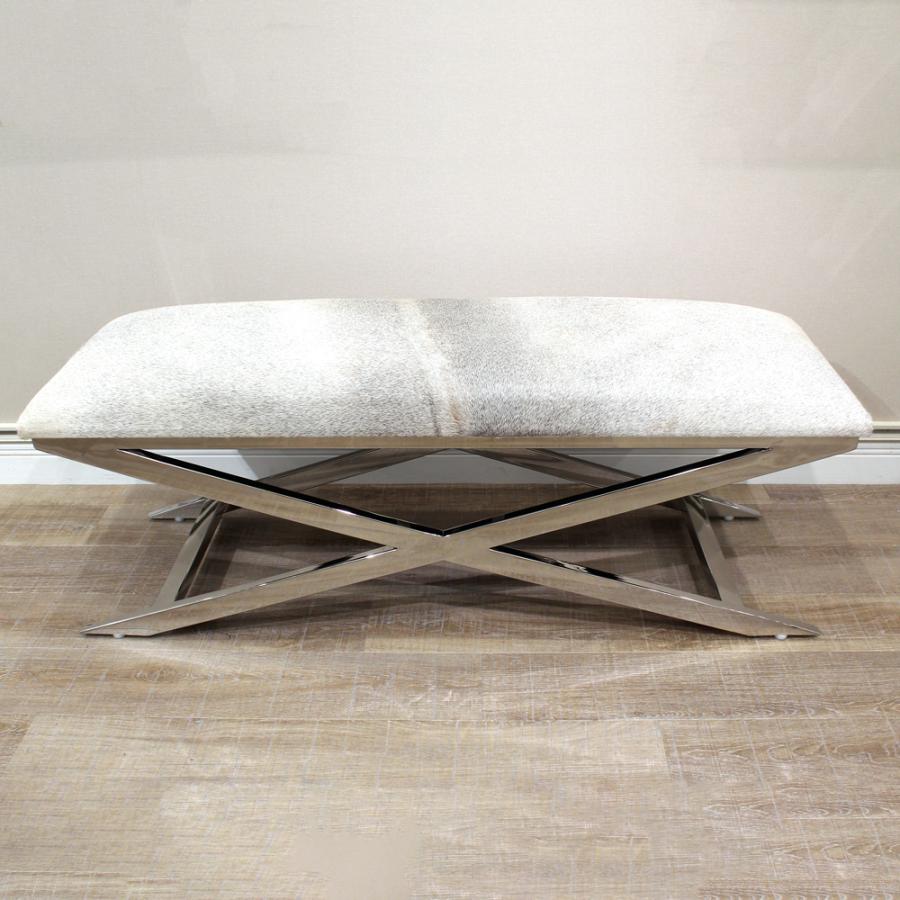 スツール リアルファー おしゃれ 北欧 玄関スツール グレー Grey スツール リアルファー おしゃれ 北欧 玄関スツール グレー Grey