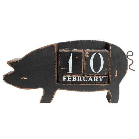 豚 ぶた ブタ Pig 置き物 日めくりカレンダー カレンダー インテリア オブジェ かわいい アニマル インテリア 動物 おしゃれ 848 Dy 手づくり家具 ウッドギャラリー樹 通販 Yahoo ショッピング
