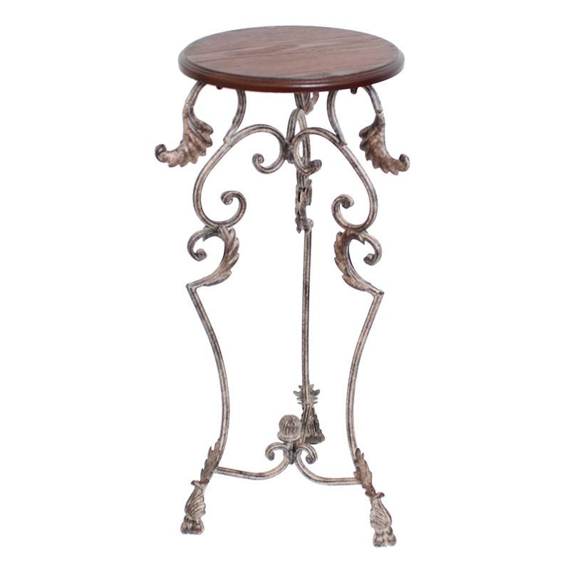 サイドテーブル 花台 アイアン 玄関 モダン おしゃれ コンパクト