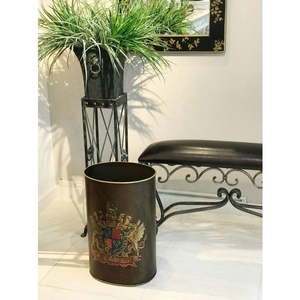 シノワズリ マルチボックス 傘立て ダストボックス 小物収納 ブリキ缶