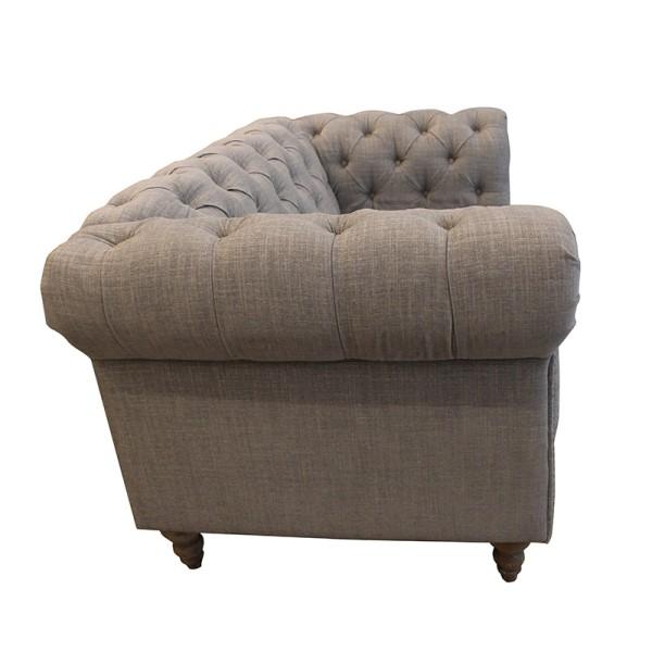 ソファー ソファ 2人掛け sofa チェスターフィールドソファ グレー