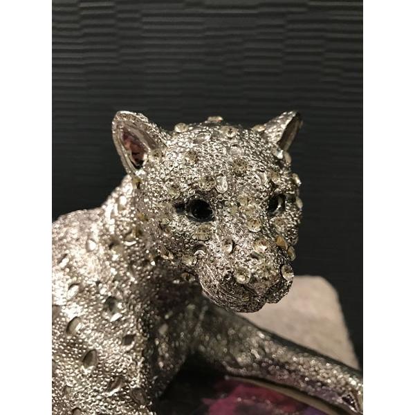 豹の置物 置物 ヒョウ 置き物 オブジェ インテリア雑貨 おしゃれ