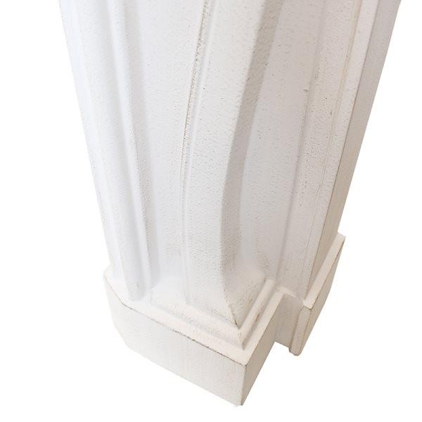 アンティーク　白マントルピース　鉄製 楽天市場】大人女子の憧れ マントルピース 3段 【送料無料