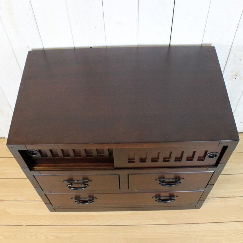 和風 木製箪笥 小箪笥 三段小引き出し 木製 小引き出し 3段 引き出し 和風 昭和 レトロ 和家具 薬箪笥