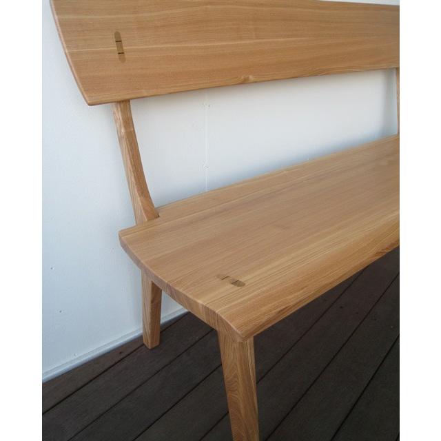 ベンチ 背もたれ付き ダイニングベンチ チェアー 北欧 シンプル