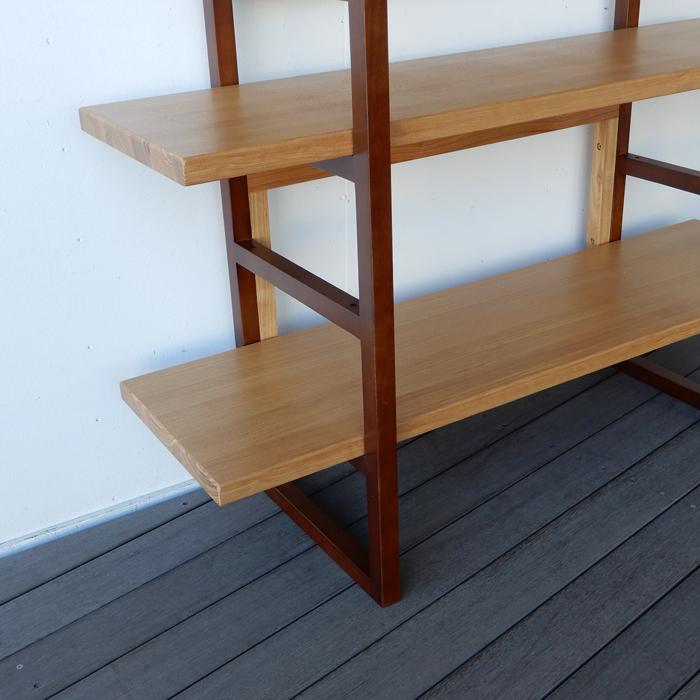 オープンシェルフ 幅120 高さ120 オープンラック 木製ラック 北欧