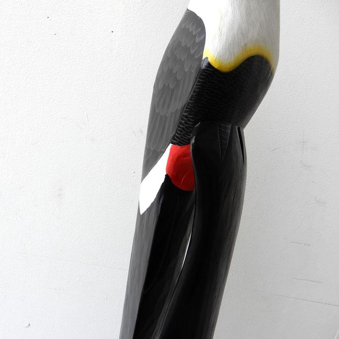 木彫りオニオオハシLブラック 黒 Black オニオオハシToco