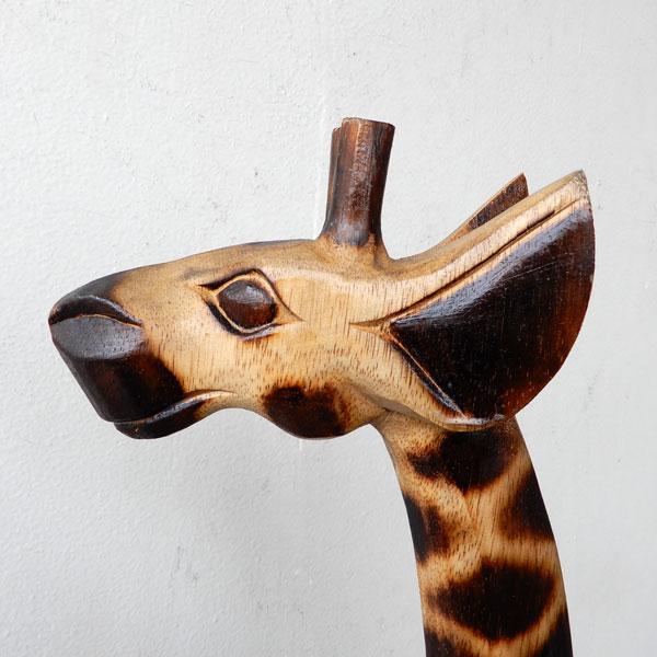 木彫りキリン ペア H150 キリン きりん 麒麟 親子 ジラフ giraffe