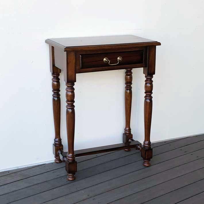 ウッドギャラリー樹 コンソールテーブル 玄関 アンティーク 花台 電話