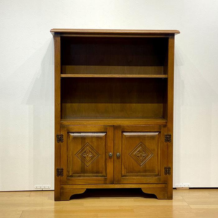 キャビネット ミニキャビネット サイドボード 小さめ オーク無垢